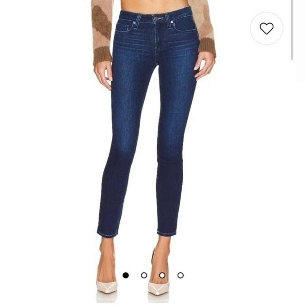 Paige Verdugo Ankle Medium wash, stretch, skinny Jeans Size 25
